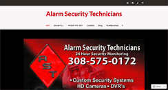 Desktop Screenshot of alarmsecuritytechnicians.com